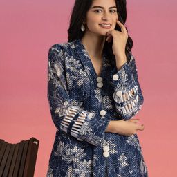 ZNKL Floral Printed Puff Sleeves Cotton Shirt Style Top-image-36