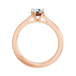 Sparkles Round Solitaire Ring IGI Certified 14K Rose Gold ( Size 12 )-image-17