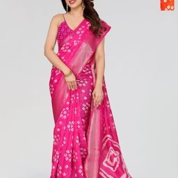 Moda Rapido Bandhani Zari Saree-picture-31