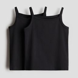 H&M 2-Pack Cotton Strappy Tops-image-93