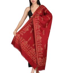 Stole & Yarn Unisex Woven Design Stole-image-63