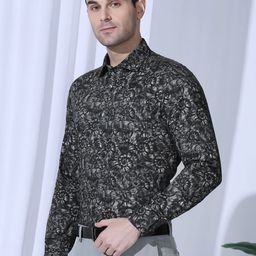 Blackberrys Men Slim Fit Floral Printed Casual Shirt-picture-26