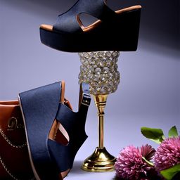 Stylestry Embellished Wedge Sandals-36