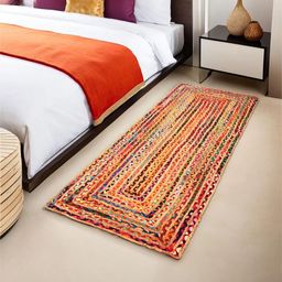 Myntra Elegant Homes Yellow Printed Floor Runner-10