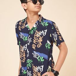 Coolsters by Pantaloons Boys Floral Opaque Printed Casual Shirt-image-46