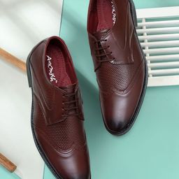 ARAMISH Men Leather Formal Brogues-image-75