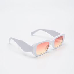 PELLE LUXUR Unisex Full Rim Square Sunglasses with UV Protected Lens PL25GS351-23