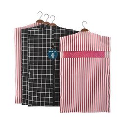 Aura Black Set of 4 Regular Cotton Suit Organiser-46