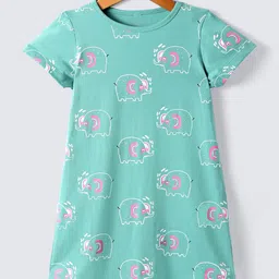 Nite Flite Girls Printed Nightdress-image-91