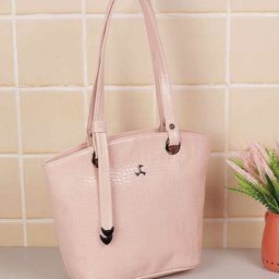 Mochi Textured Structured Shoulder Bag-image-60