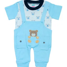 LUV-DUB Infant Boys Floral Dungaree With T-Shirt-image-36