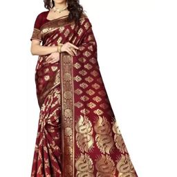 Florence Woven Design Zari Pure Silk Kanjeevaram Saree-image-94