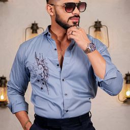 Foomer Men Standard Opaque Casual Shirt-image-84