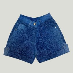 kidoz Girls Floral Printed High-Rise Denim Shorts-image-55