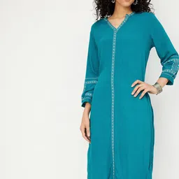 max Women Embroidered Thread Work Kurta-picture-45