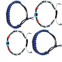 Dynamic Retail Global Set of 4 Men Cuff Bracelet-image-10