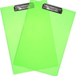 Fluorescent Green Exam Board With Steel Finish Clip-image-8