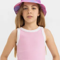 DeFacto Girls Solid Round Neck Cotton Top-image-76