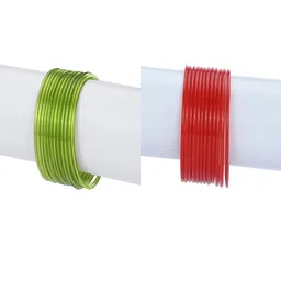 1ST TIME Set Of 24 Green Alloy Bangles-picture-32