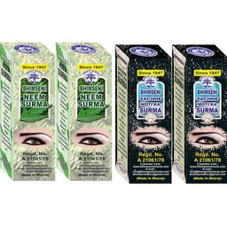 Bhimseni Karyalay Set Of 4 Sachhe Moti & Neem Surma With Triphala Bhasm- 1.5 g Each-41