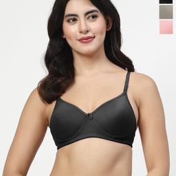 LILYPack Of 3 Full Coverage Heavily Padded All Day Comfort Everyday Bra-picture-44