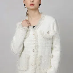 KALINI Woollen Single-Breasted Overcoat-image-92