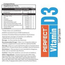 PERFECT Vitamin D3 Softgel Capsule - 100 Softgel Capsules image 4