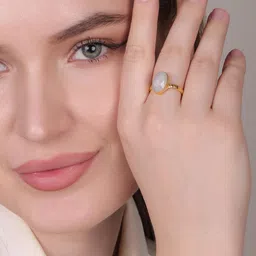 Dua White Brass Finger Ring-image-77