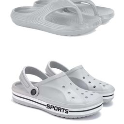 PENNEN Pack Of 2 Self-Designed Clogs & Thong Flip-Flops-2