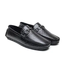 Hayes London Men Textured Leather Formal Loafers-picture-48