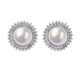 SHI JEWELLERY Silver-Plated Brass Earrings-picture-58