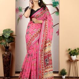 Suha Pure Cotton Saree-image-38