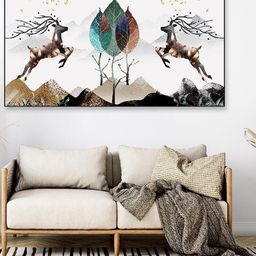 DEKORSTATION Multicoloured 1 Piece Canvas Wall Paintings-image-62