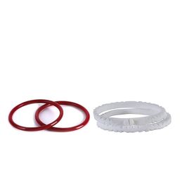 Tanvi J Set Of 4 Textured Detail Bangles-image-115