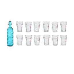 SOMIL Blue Glass Airtight Can Bottle-image-56