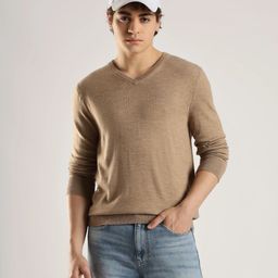 Calvin Klein Jeans Men V-Neck Long Sleeves Pullover-picture-24