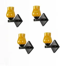1ST TIME Yellow Solid Glass Traditional Cylinder Wall Lamps Wall Lamps-picture-15