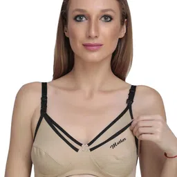 Liigne Pack Of 2 Maternity Full Coverage Solid Bra image 3