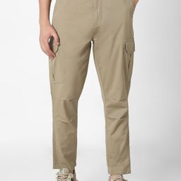 R&B Men Slim Fit Cargos Trousers-image-85