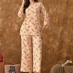 ao services Women Printed Night suit-image-64
