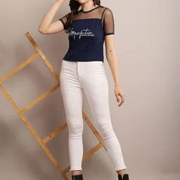 Raabta Fashion Women Typography Printed Top-image-55