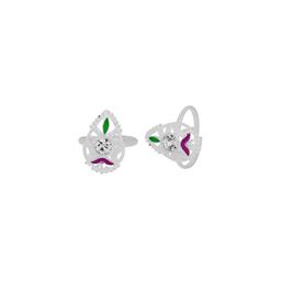 Missmister Women Silver-Plated Pear Shaped Toe Ring-image-12