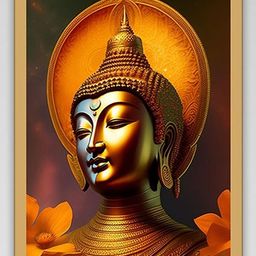 DEKORSTATION Gold Canvas Wall Art-image-69