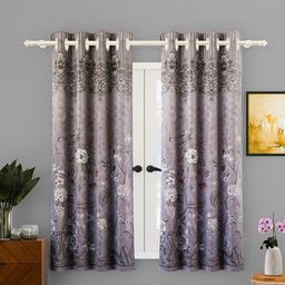 Kuber Industries Brown 6 Pieces Printed Cotton Window Curtains-image-39