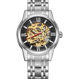 KENNETH SCOTT Men Skeleton Dial & Stainless SteelAnalogue Watch K22311-SBSB-image-38