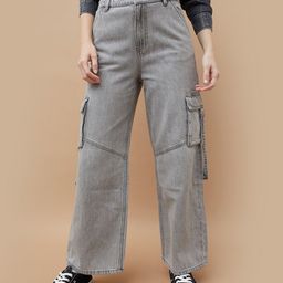 Ginger by Lifestyle Women Wide Leg Jeans-image-48