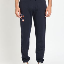 THE BEETEL HOUSE Men Printed Cotton Mid-Rise Joggers-picture-2