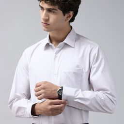 Van Heusen Custom Fit Checked Pure Cotton Formal Shirt-picture-13