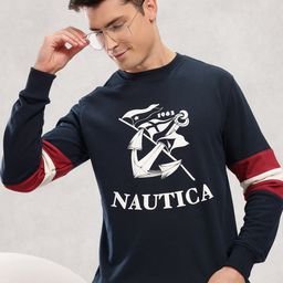 Nautica Men Brand Logo Printed Sweatshirt-picture-28