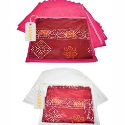 Ajabh Pink Set of 6 Regular Multi-Utility Organisers-2